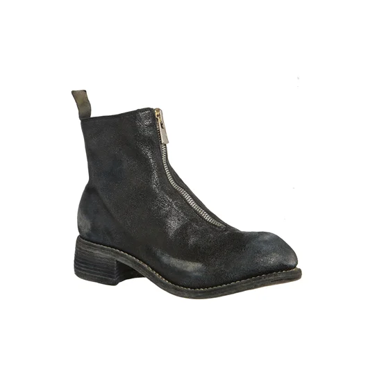 GUIDI STIVALE CON ZIP FRONTALE