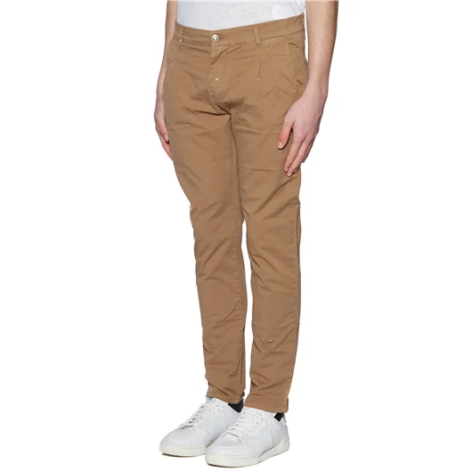 DANIELE ALESSANDRINI PANTALONE CHINO IN COTONE