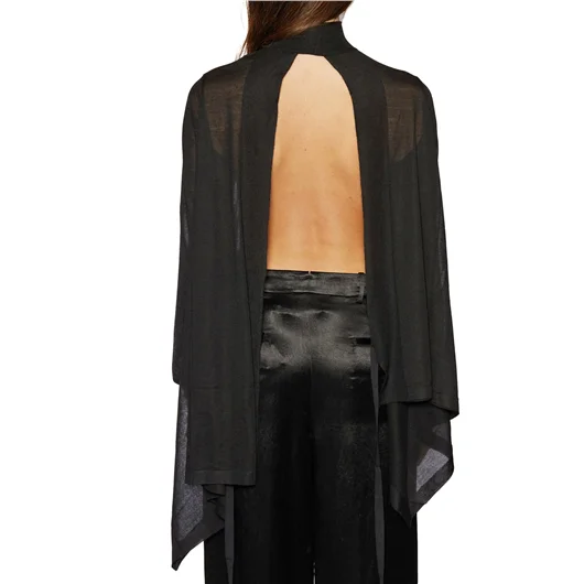 ANN DEMEULEMEESTER MAGLIA IN CASHMERE E SETA ALICIA