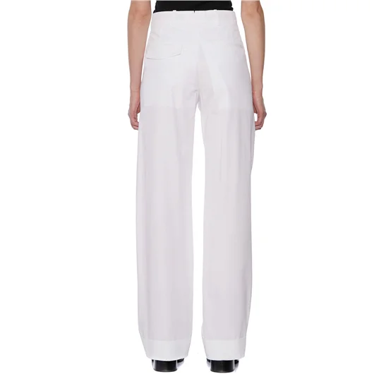 ANN DEMEULEMEESTER PANTALONE IN RASO ANNEKE