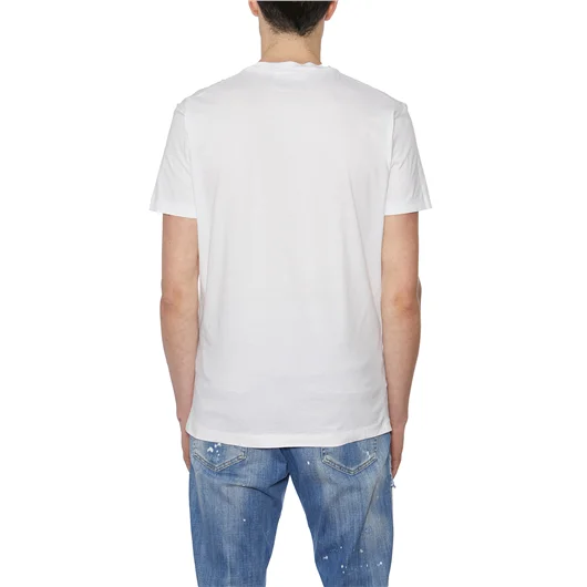 DSQUARED T-SHIRT IN COTONE CON STAMPA