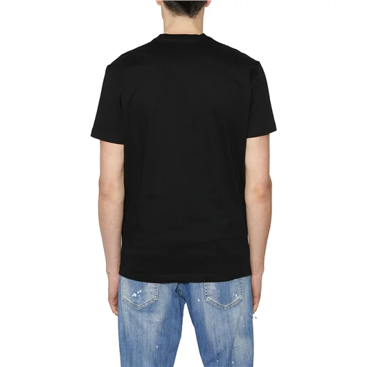 DSQUARED T-SHIRT IN COTONE CON STAMPA