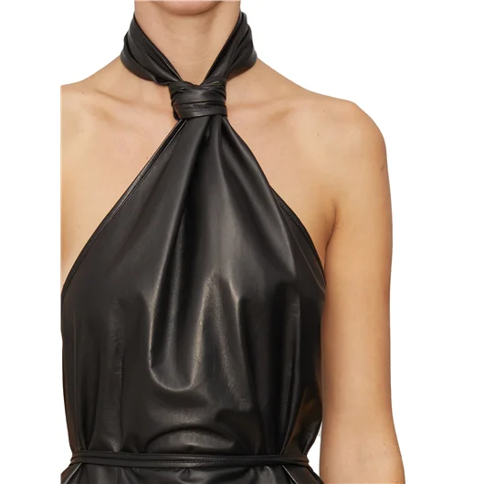 ANN DEMEULEMEESTER TANK TOP IN NAPPA