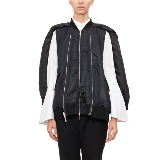 COMME DES GARCONS NOIR BOMBER A CAPPA IN NYLON