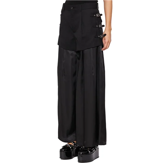 COMME DES GARCONS NOIR PANTALONE IN LANA DOPPIATO