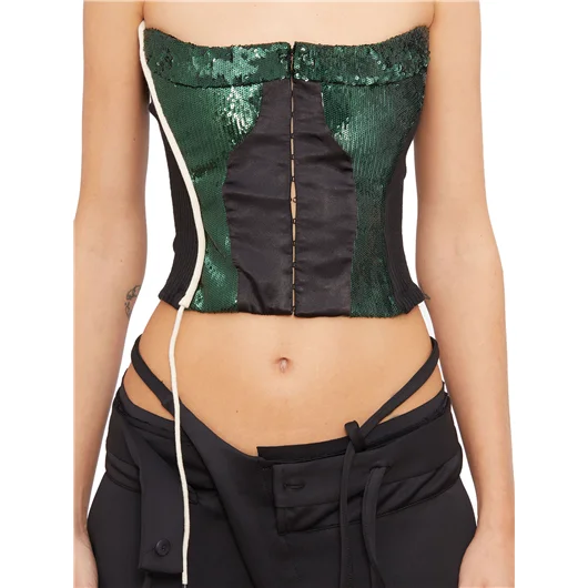 OTTOLINGER CORSETTO DECOSTRUITO CON PAILLETTES