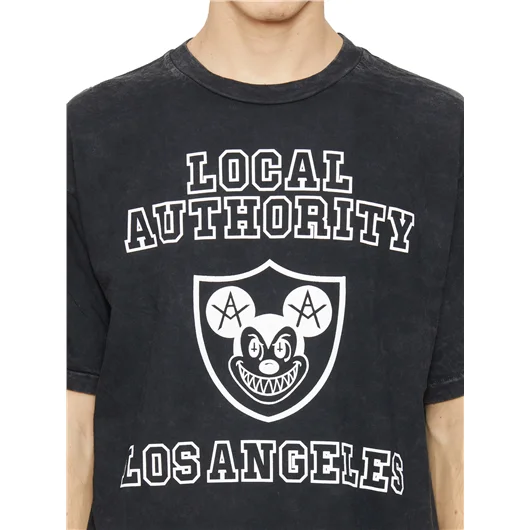 LOCAL AUTHORITY T-SHIRT IN COTONE MISCHIEF SHIELD