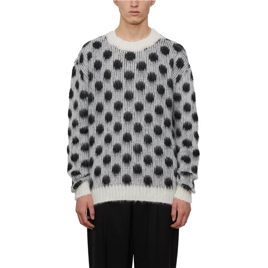 MARNI MAGLIA IN MOHAIR A POIS