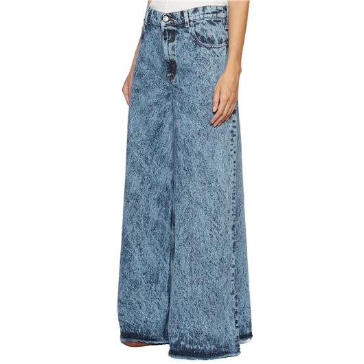 MARNI PANTALONE IN DENIM A GAMBA LARGA