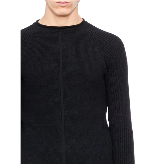 RICK OWENS MAGLIA IN CACHEMIRE GIROCOLLO