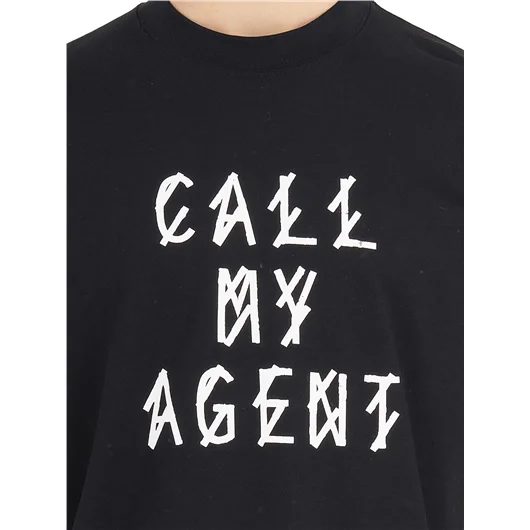 44 LABEL GROUP T-SHIRT STAMPA CALL MY AGENT