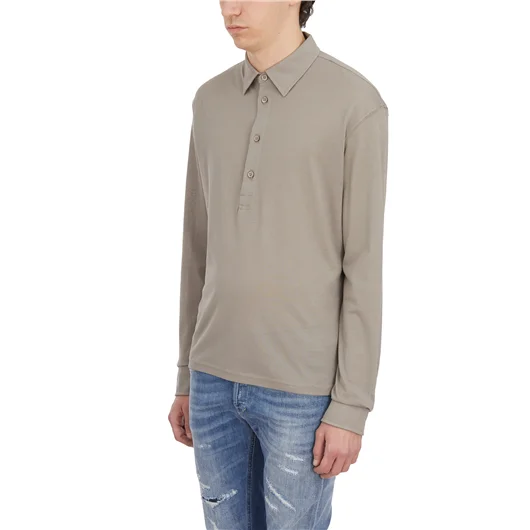 PAOLO PECORA POLO M/L IN COTONE