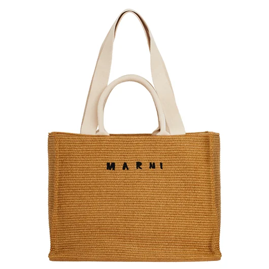 MARNI BORSA TOTE GRANDE IN RAFIA