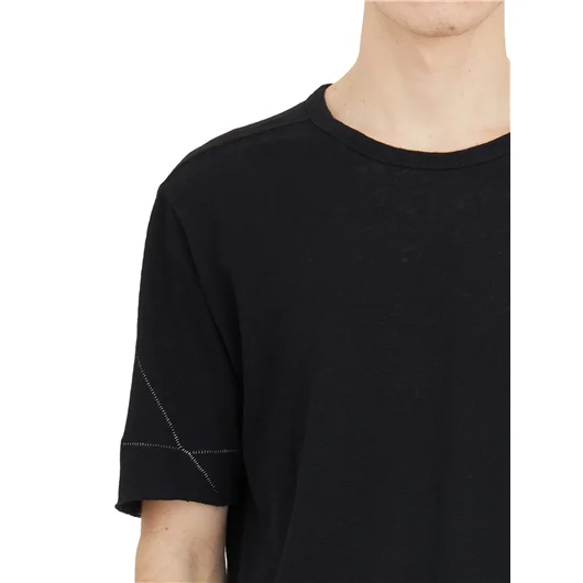 THOM KROM T-SHIRT IN COTONE LINO