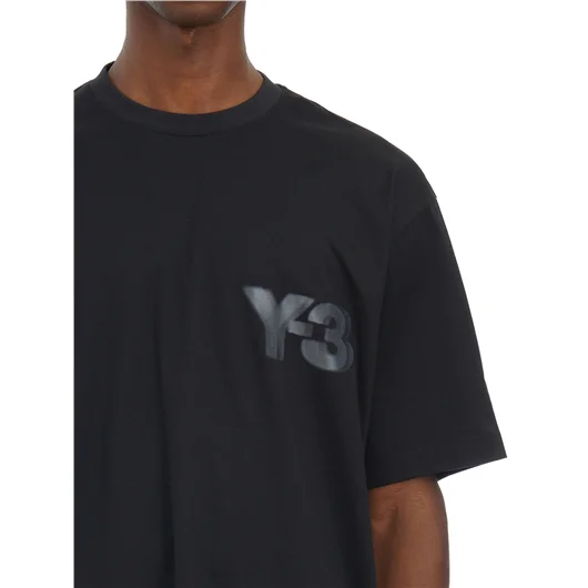 Y-3 T-SHIRT LOGO IN COTONE