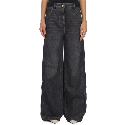 ELISABETTA FRANCHI JEANS CON INSERTI IN NYLON