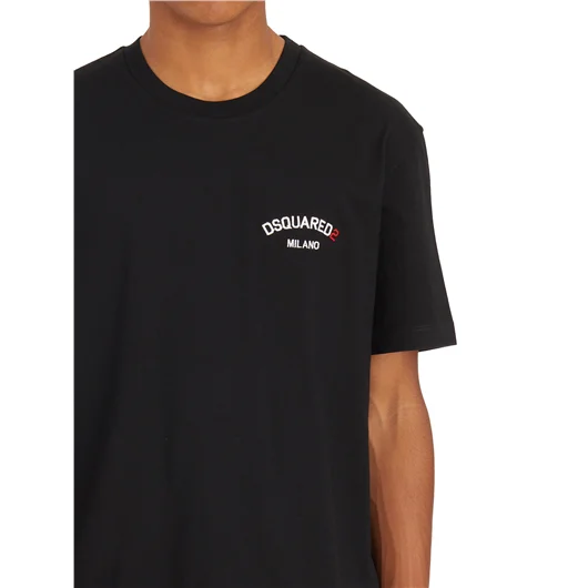 DSQUARED T-SHIRT REGULAR FIT IN COTONE