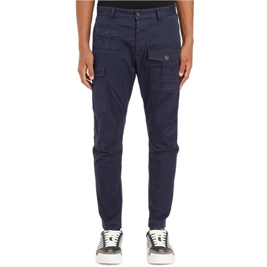 DSQUARED PANTALONE CARGO IN COTONE