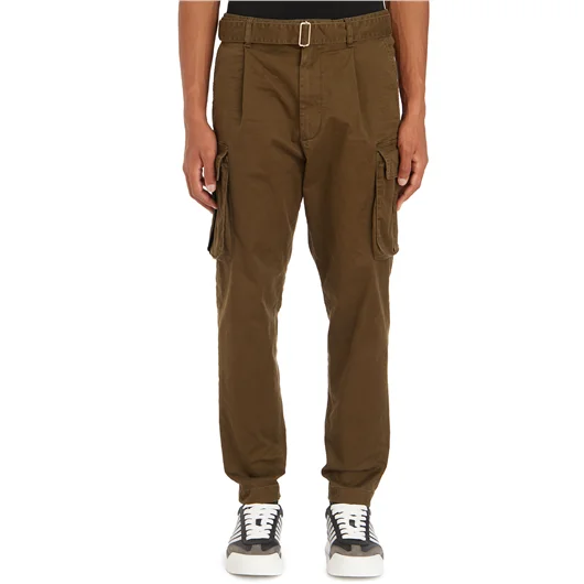 DSQUARED PANTALONE CARGO IN COTONE