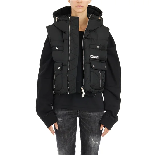 DSQUARED GILET IMBOTTITO MULTIPOCKET