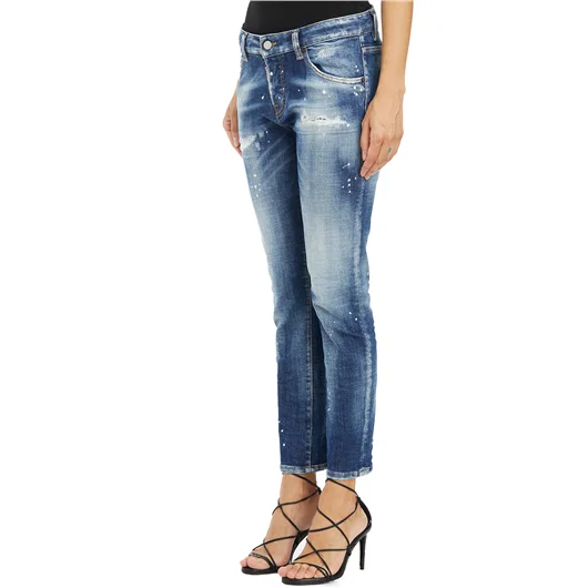 DSQUARED PANTALONE IN DENIM COOL GIRL