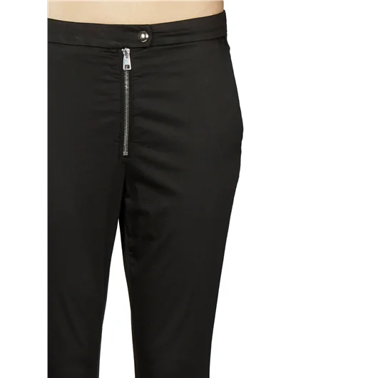 DONDUP PANTALONE IN RASO DI COTONE STRETCH