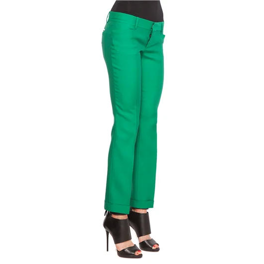 DSQUARED PANTALONE IN LANA E SETA STRETCH