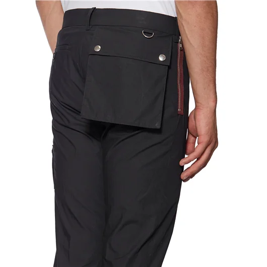 UNDERCOVER PANTALONE CON ZIP IN CONTRASTO